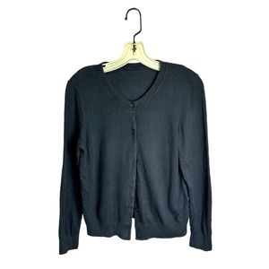 Coach 1941 Black Cardigan Women’s S‎ Long Sleeve Crew Neck Button Front Sweater